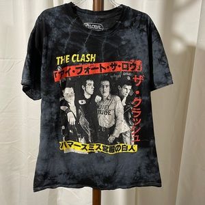 THE CLASH DISTRESSED TEE SHIRT M/L